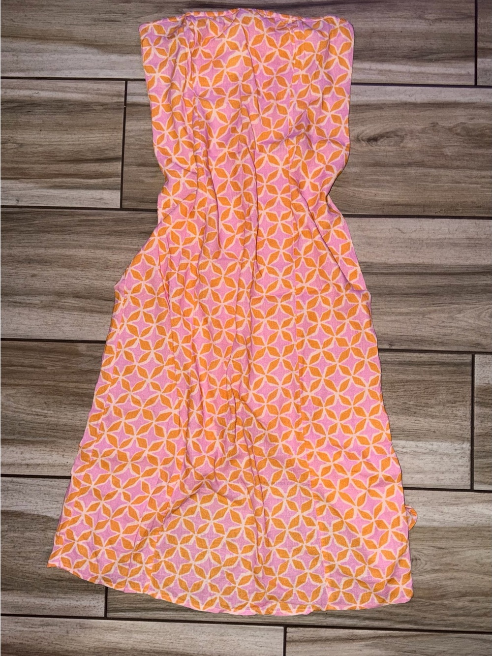 Anthropologie Strapless Maxi Dress Size M